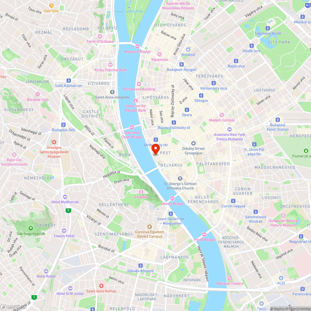 Megrongált pad bejelentés helye