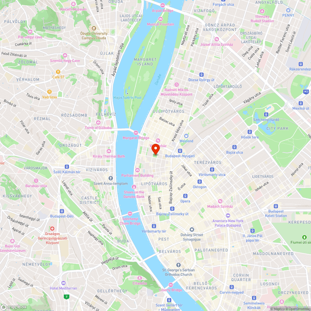 Hiányzó szemetes a Honvéd téren bejelentés helye