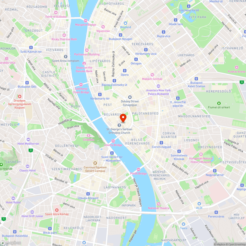 Nem bírta a városi klímát a fácska a Szerb utca sarkán bejelentés helye