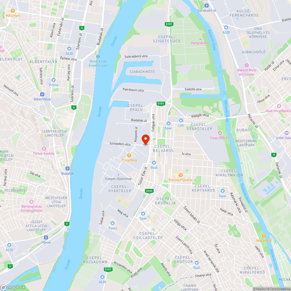 179-es BKV busz megállója és környezete bejelentés helye