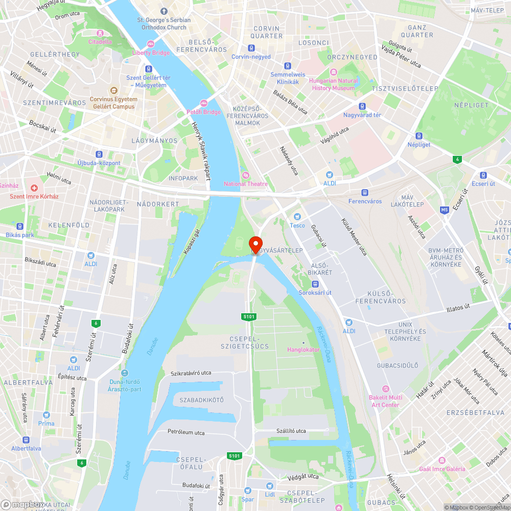 Kitőrt korlát - Csepeli híd bejelentés helye