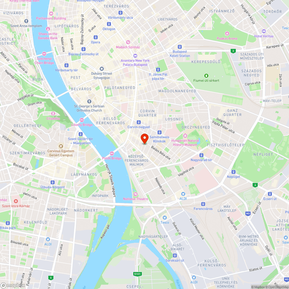 Ferenc tér bejelentés helye