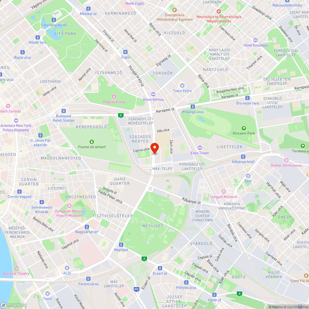 Kidőlt kábelszekrény bejelentés helye