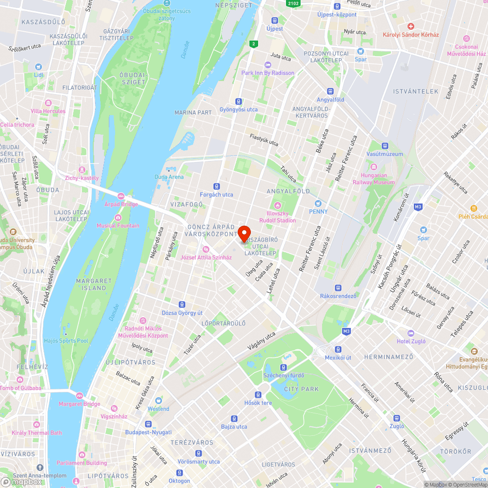 Álcázott mozgássérült parkoló bejelentés helye