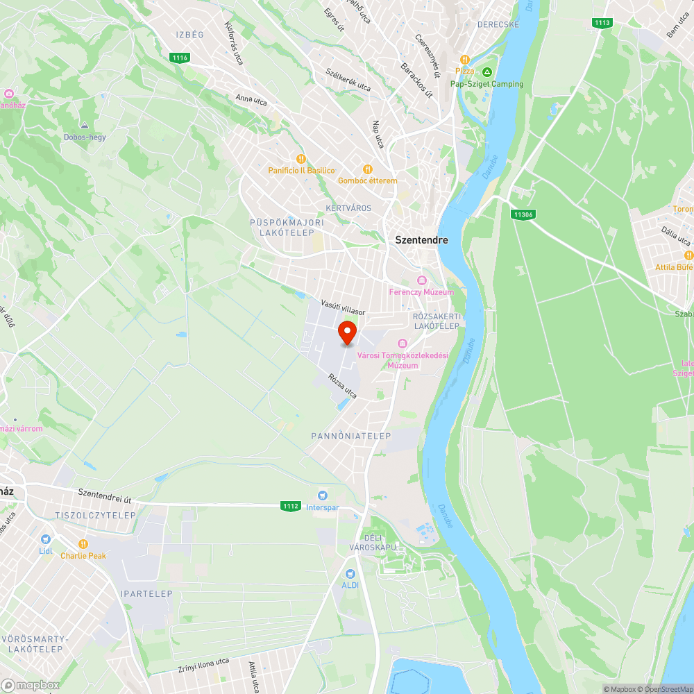 Kátyú a Kőzúzó utcában bejelentés helye