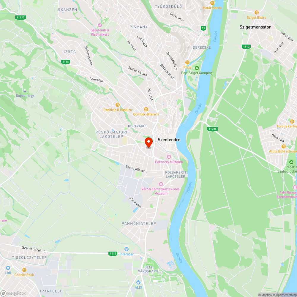 Kátyúk bejelentés helye