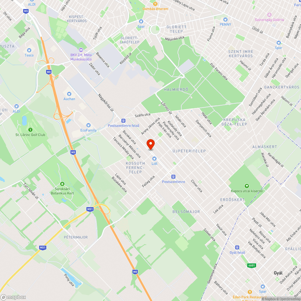 közvilágítási hiányosság bejelentés helye