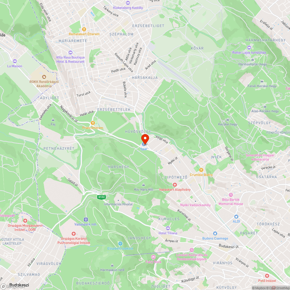 Elhagyott Rover 75 a Stop Shopban bejelentés helye