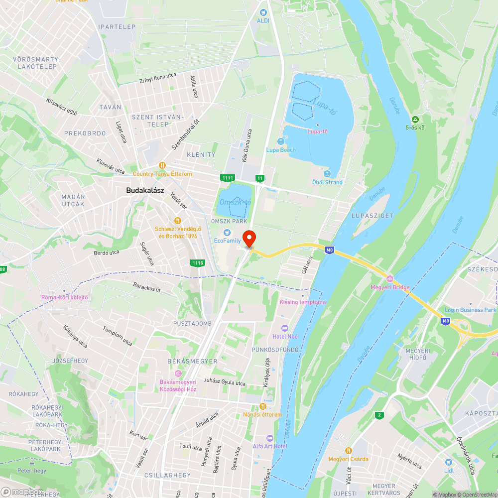 Auchan körforgalom áteresztőképességének növelése felfestéssel bejelentés helye