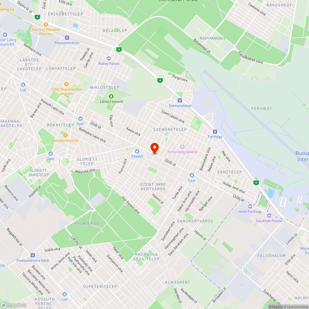 Lámpa nélküli veszélyes gyalogos átkelőhely bejelentés helye