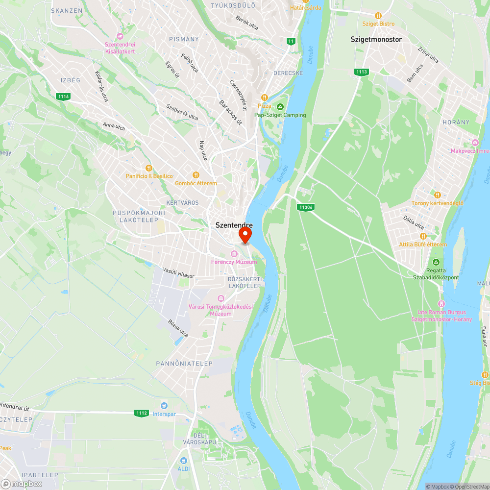 Közlekedési tábla a parton bejelentés helye