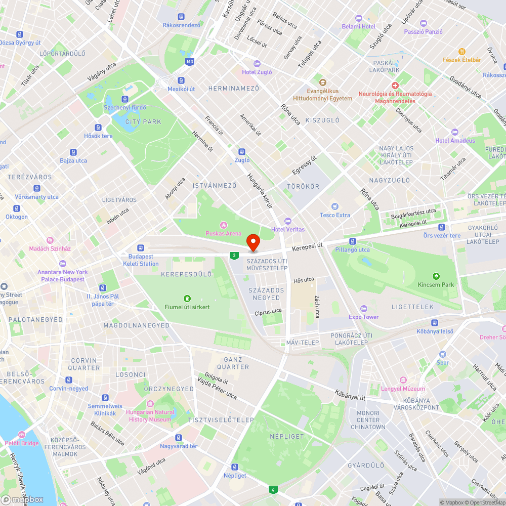 Leszakított gyalogos jelzőlámpa bejelentés helye