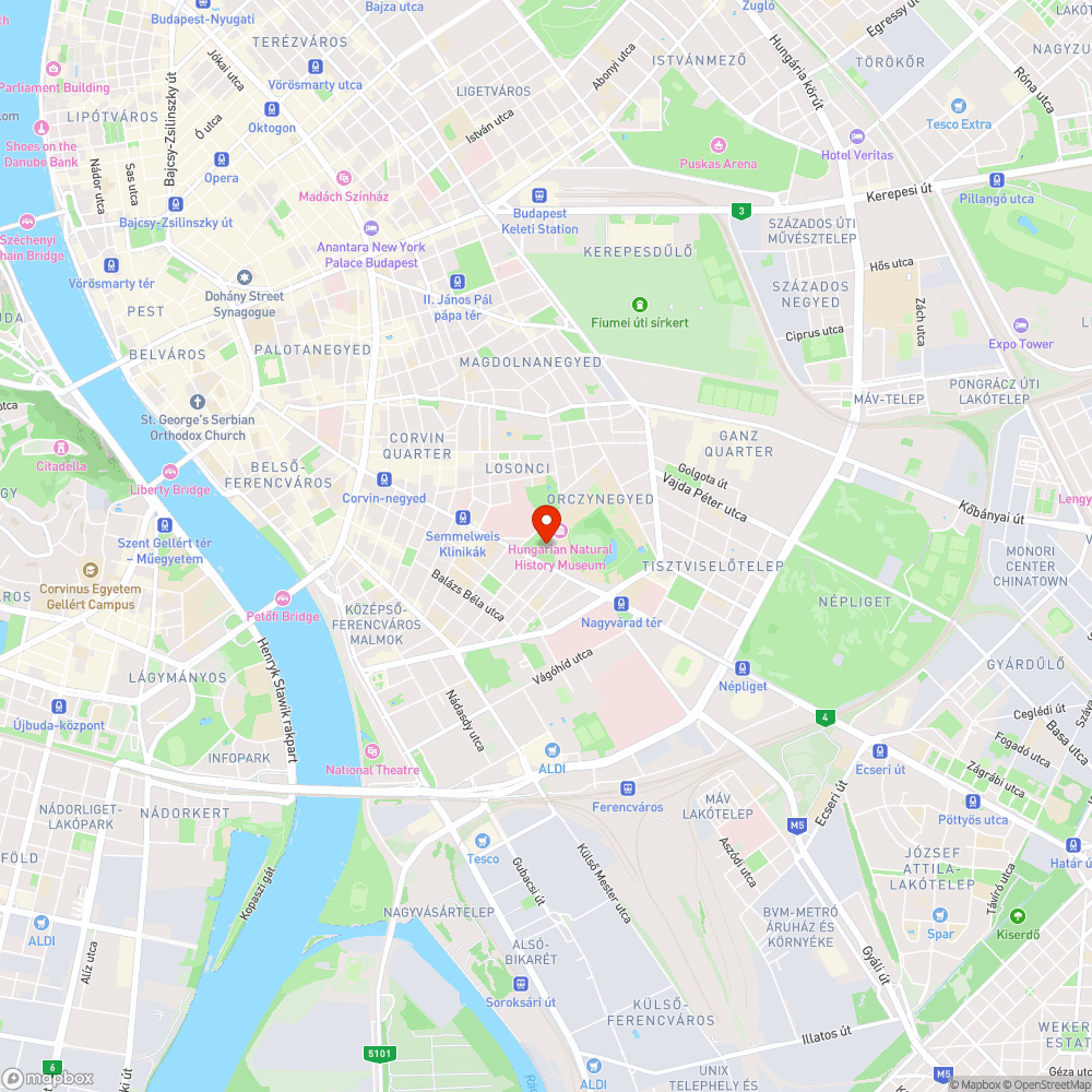 Mély gödrök a Ludovika téren bejelentés helye