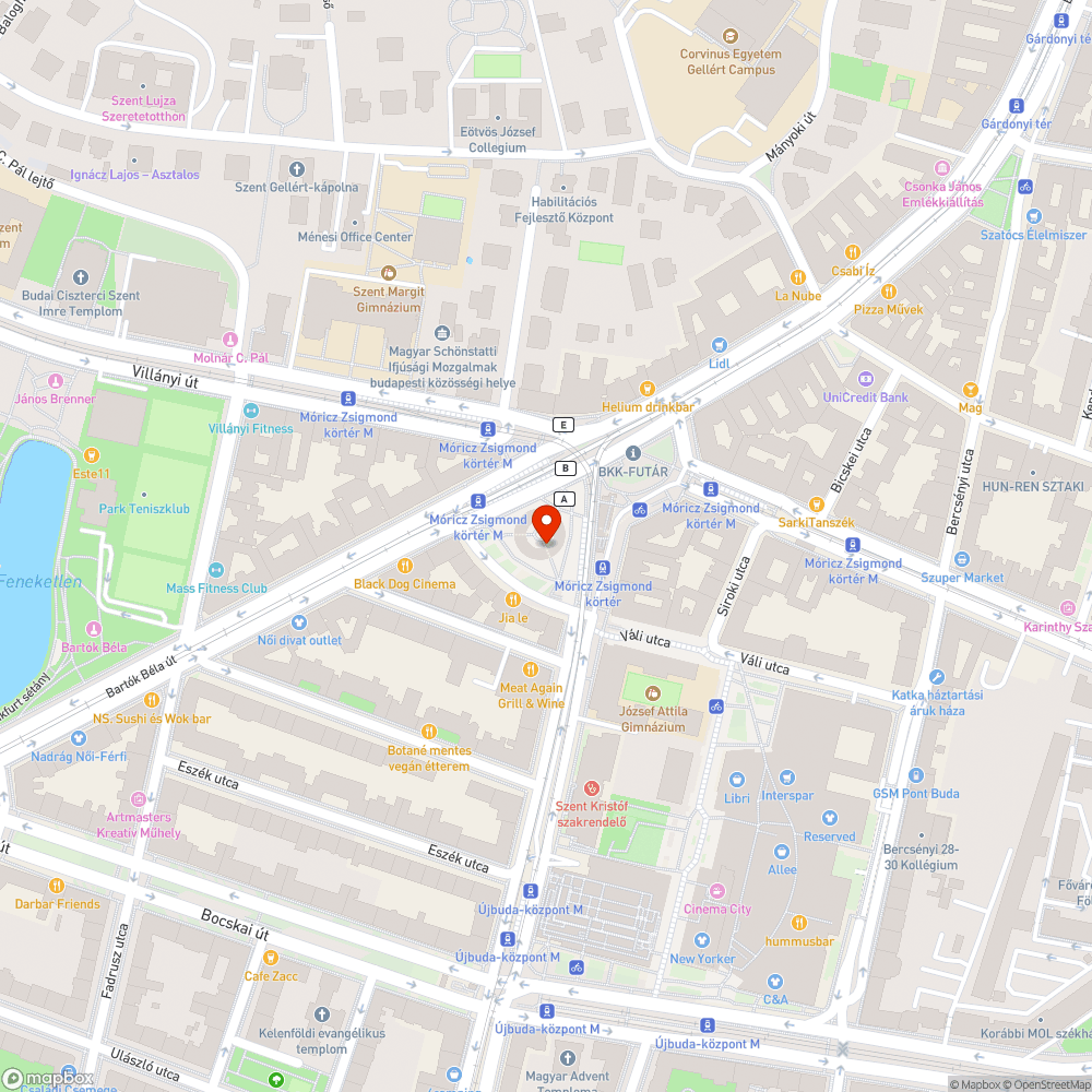 Esténként illegálisan lezárt közterület bejelentés helye