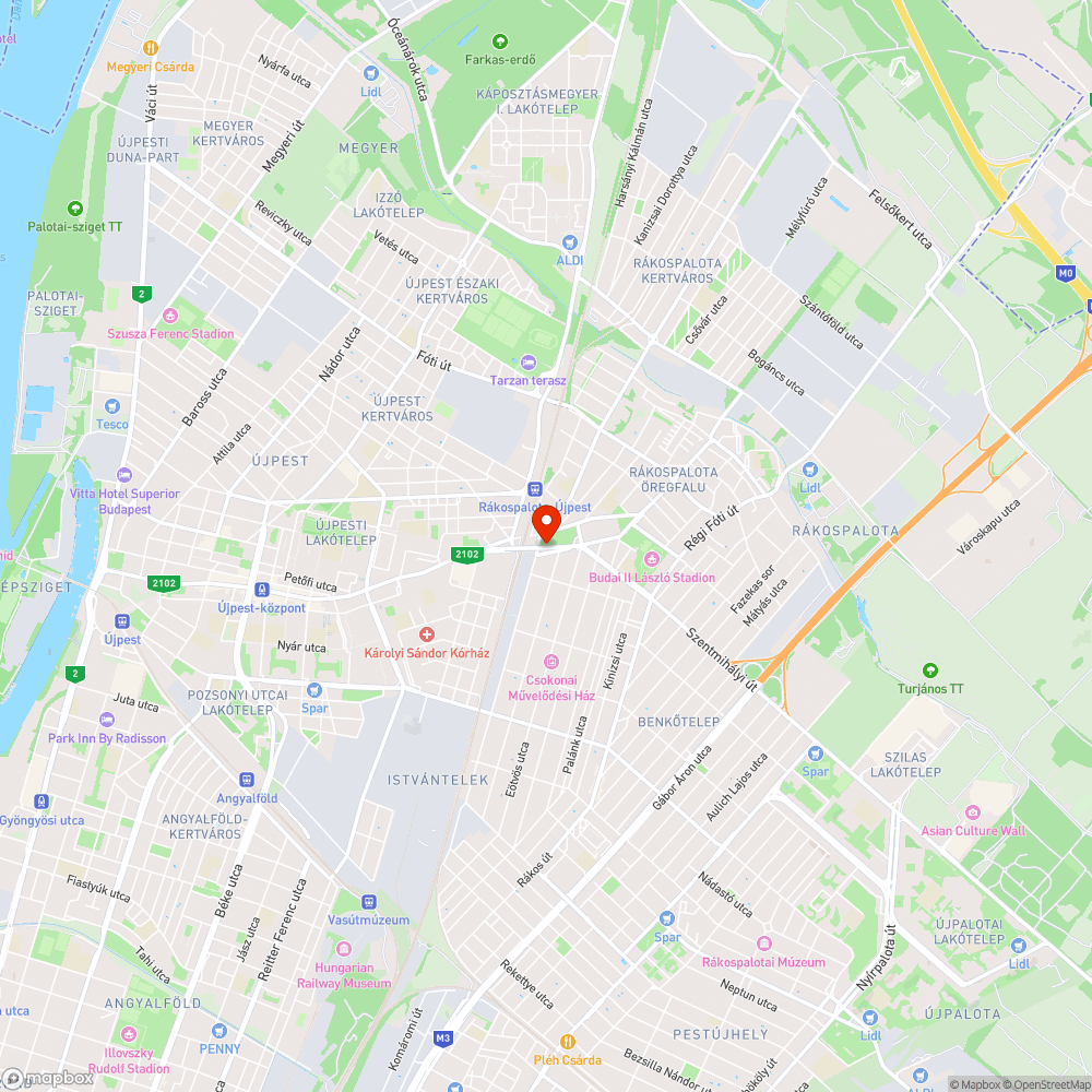 Gazos felüljáró bejelentés helye