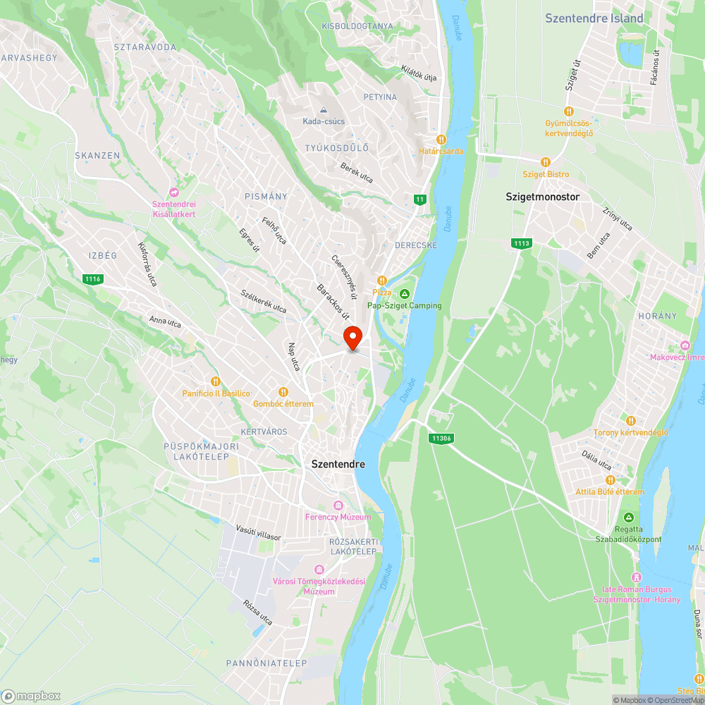 Szentendre Mandula utca bejelentés helye