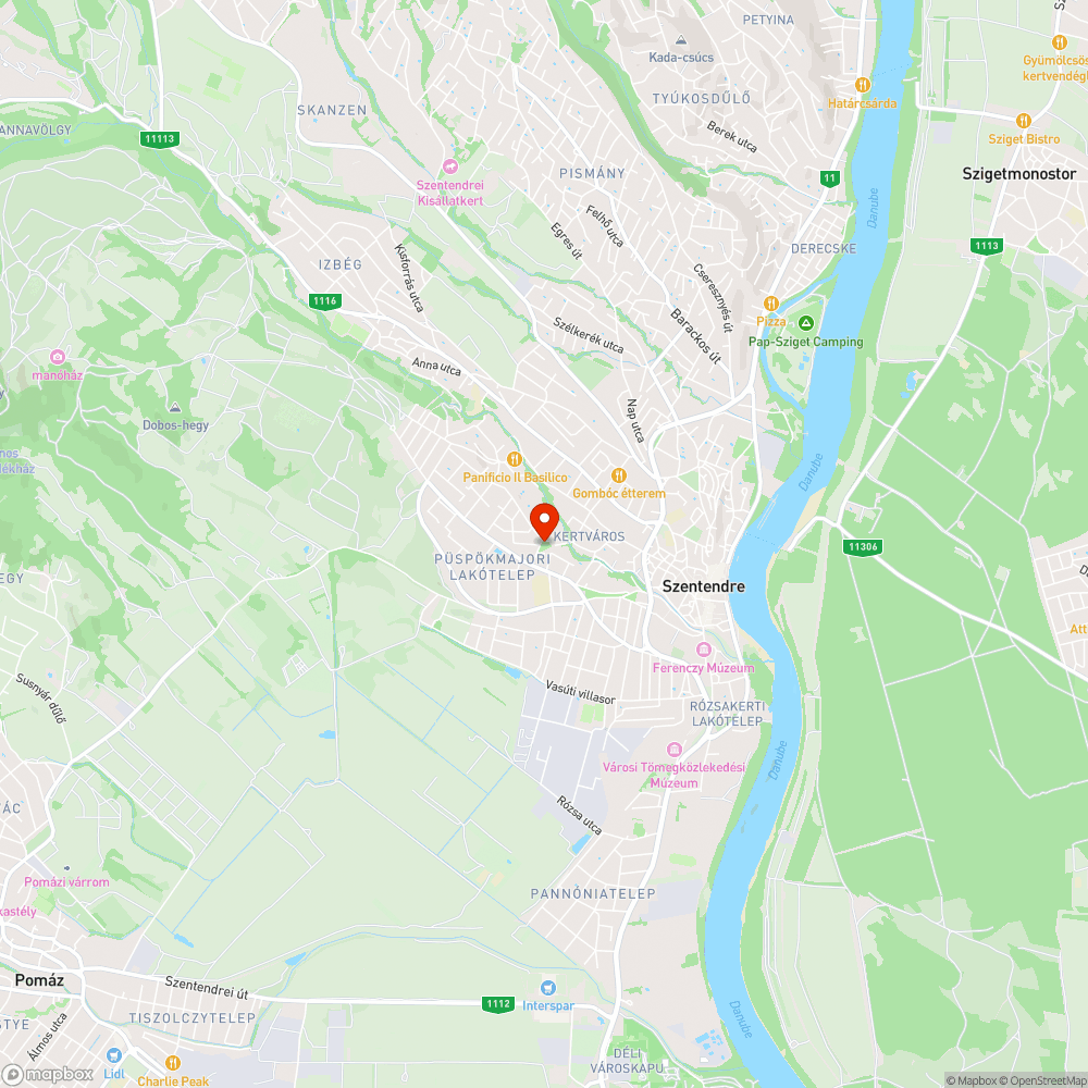 Zöldhulladék a Művész téren bejelentés helye