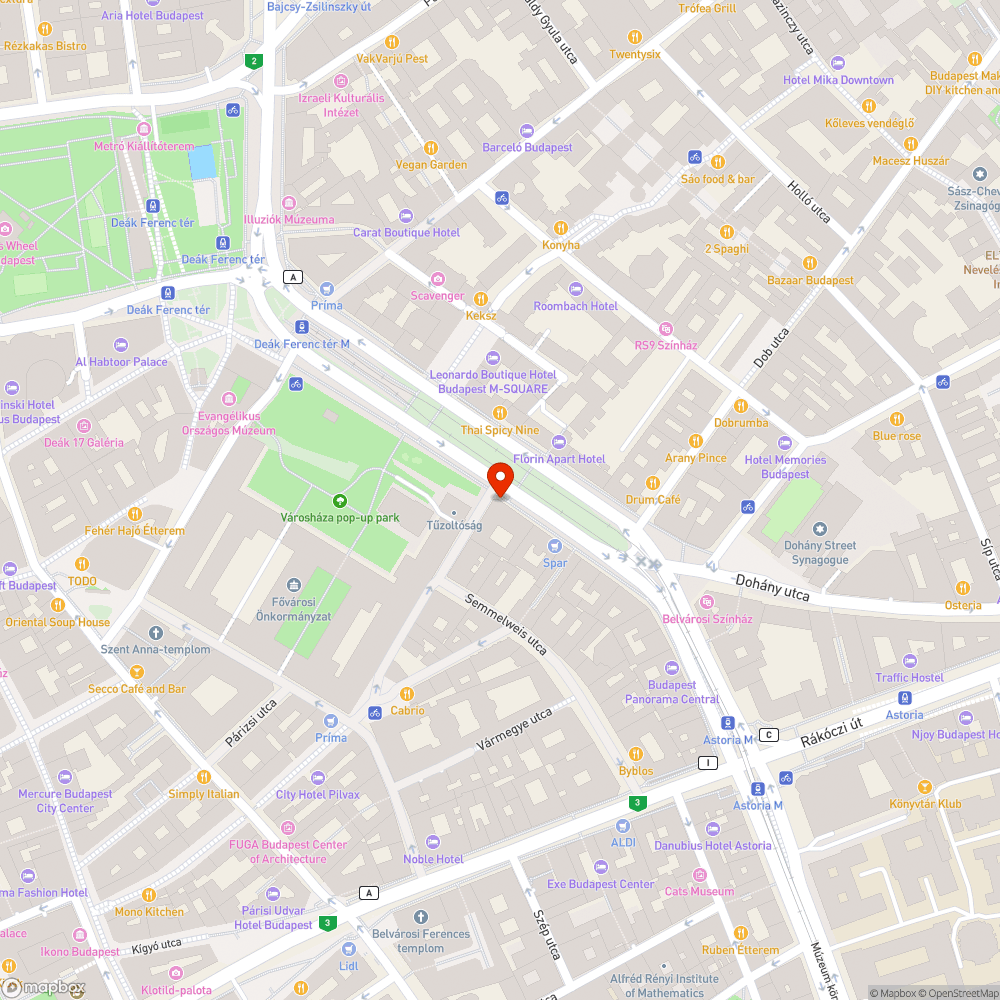 Gyanús állványzat bejelentés helye