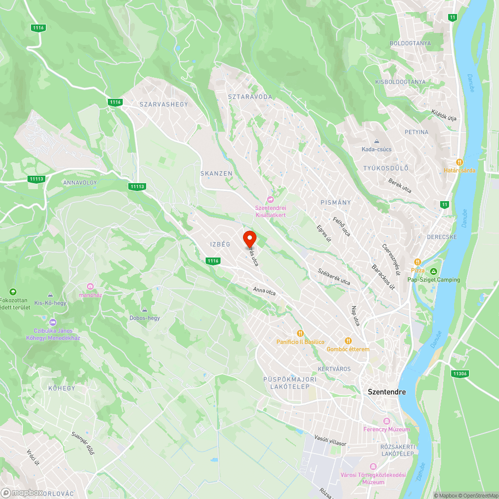 Jelentős méretű úthiba a Kadarka utcában bejelentés helye