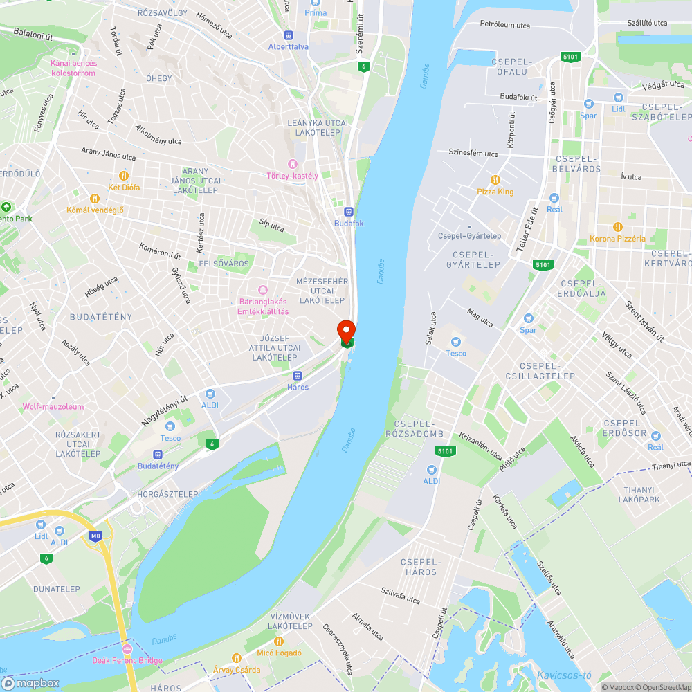 6-os út bevezető út, Vasmacska terasz útlezárás megszüntetése bejelentés helye