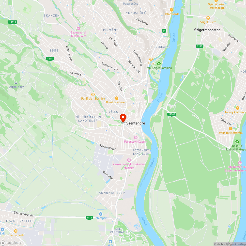 Feltorlódott hordalék a Bükkös-patak gyalogos hídjánál bejelentés helye