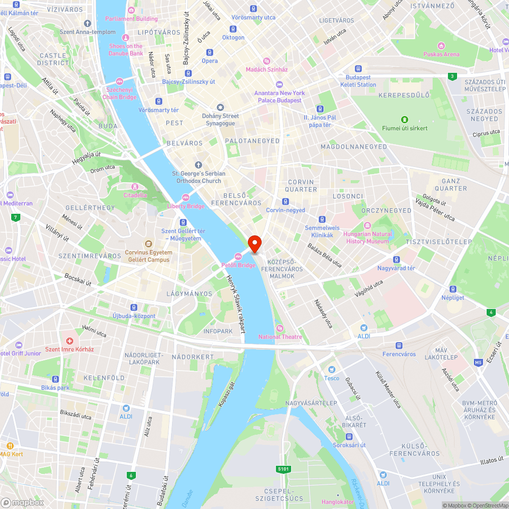 Eltűnt óra - Boráros tér bejelentés helye