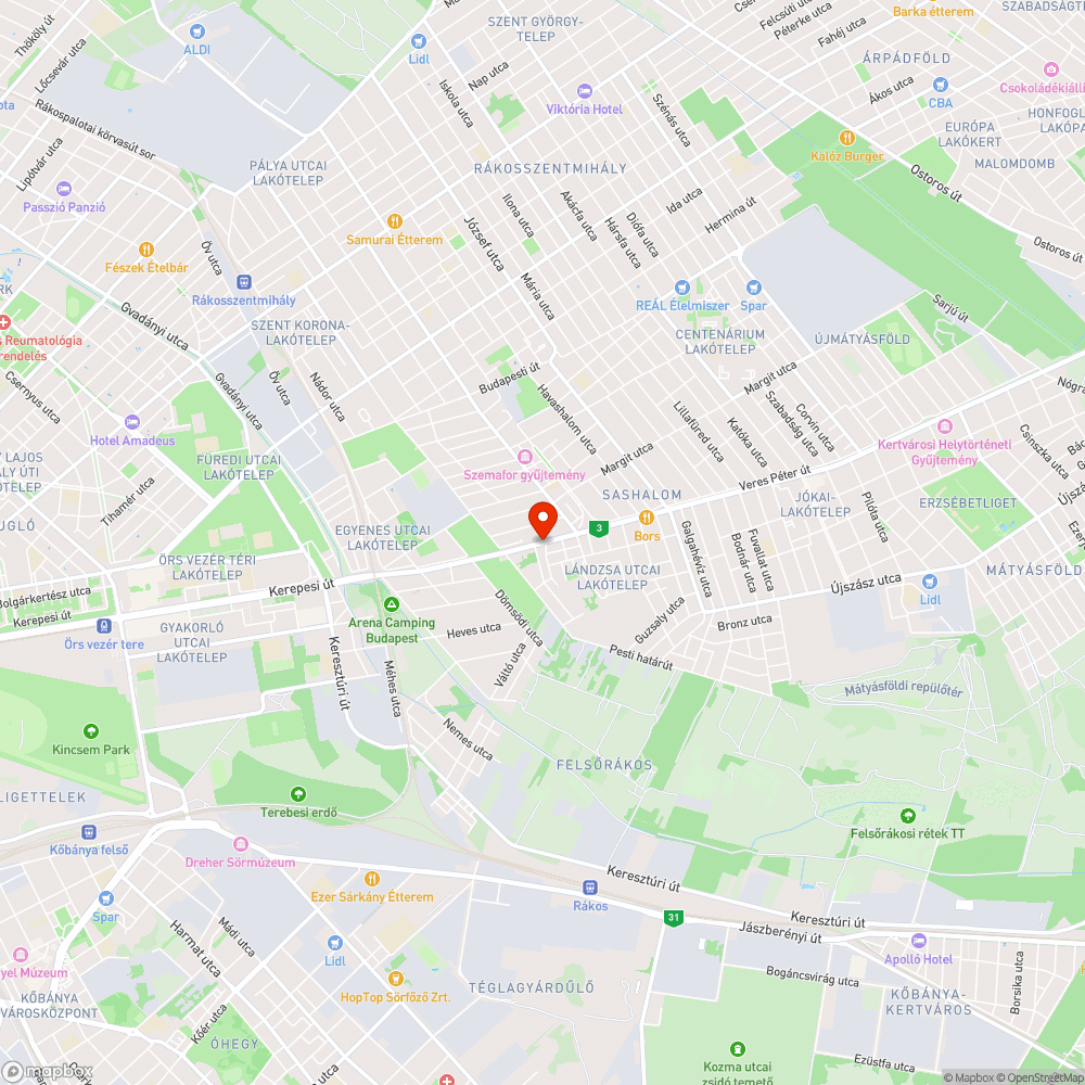 Balesetveszélyes aknafedél bejelentés helye