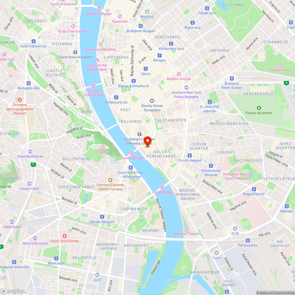 Pipa utca kátyú bejelentés helye