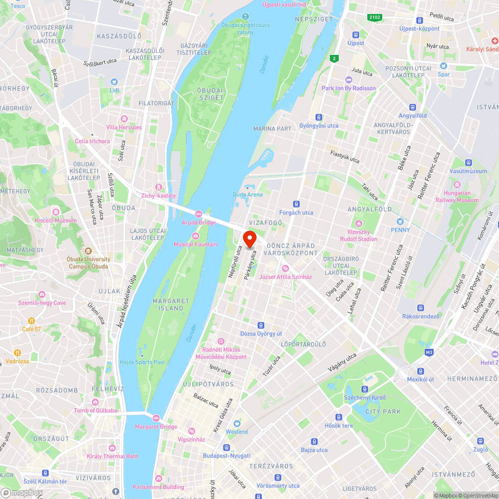 Életveszélyes járdaszakasz a XIII. Vizafogó ltp.-en bejelentés helye