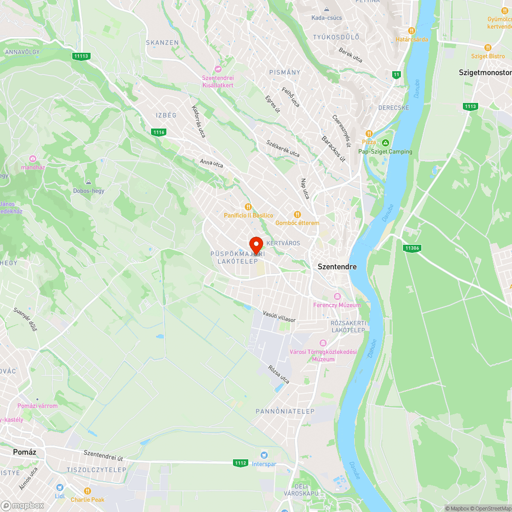 Faágakkal benőtt, kifakult kresztábla bejelentés helye