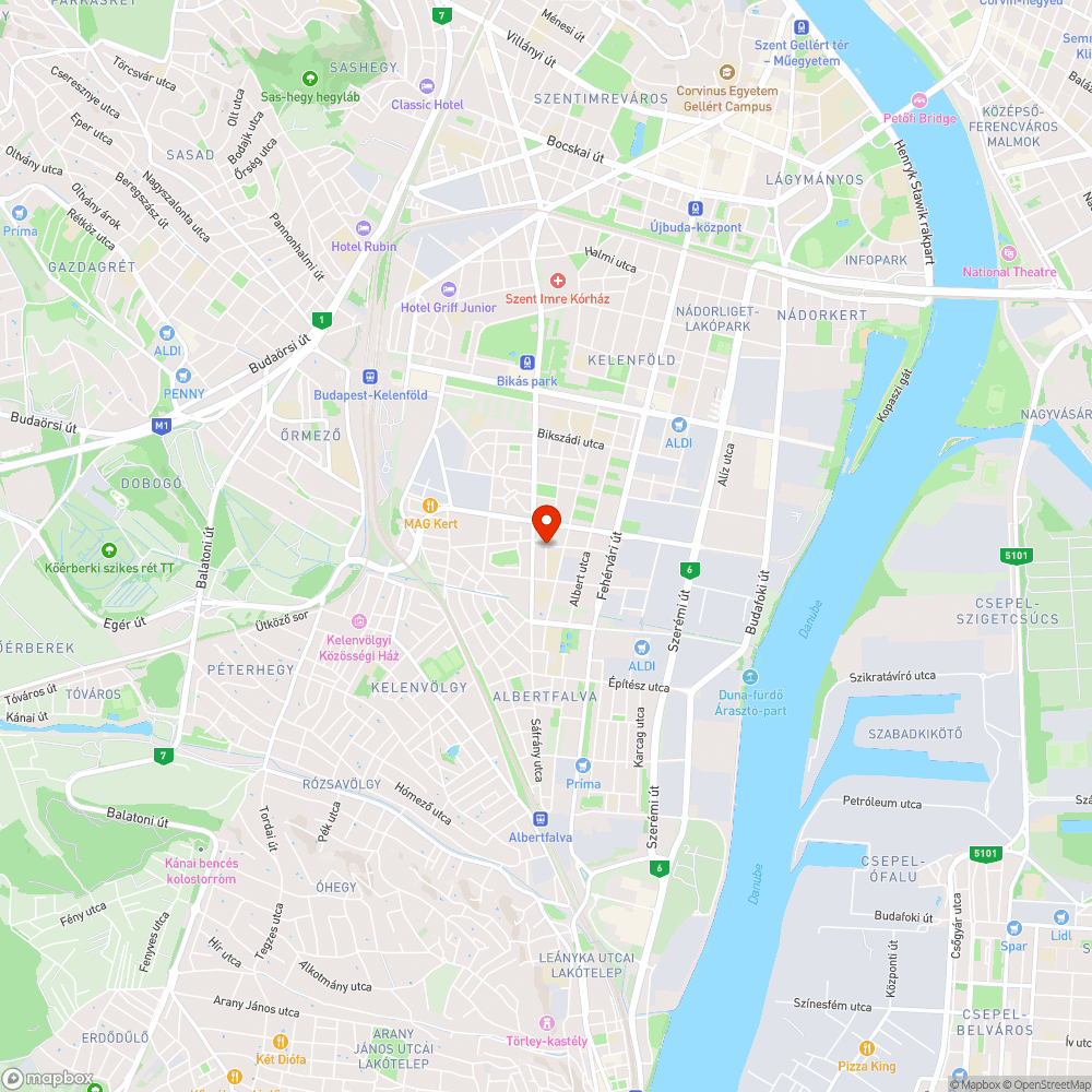 Elhagyott autó bejelentés helye