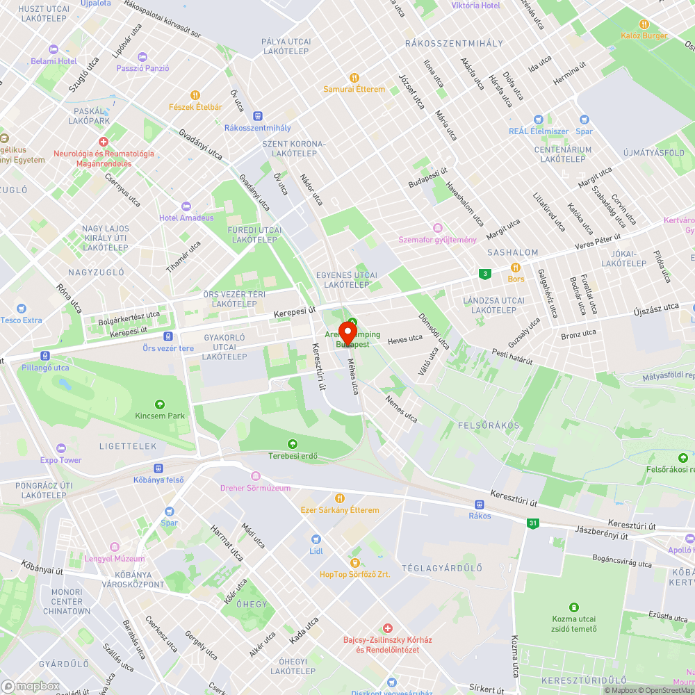 Rossz állapotú és koszos járda bejelentés helye