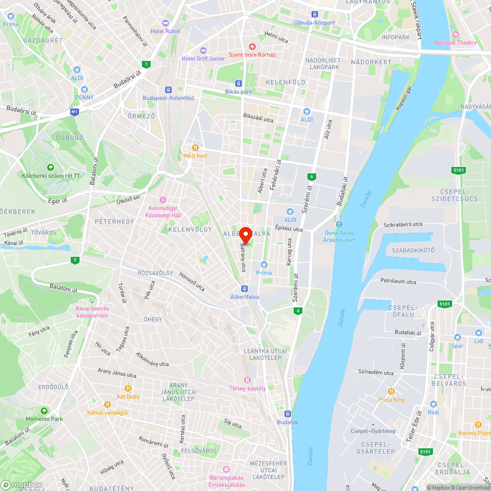 Elhagyott autó bejelentés helye