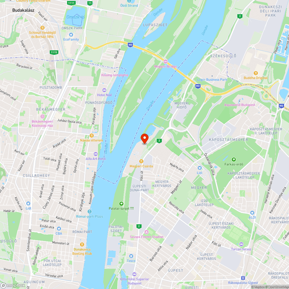 Elhagyott autó bejelentés helye