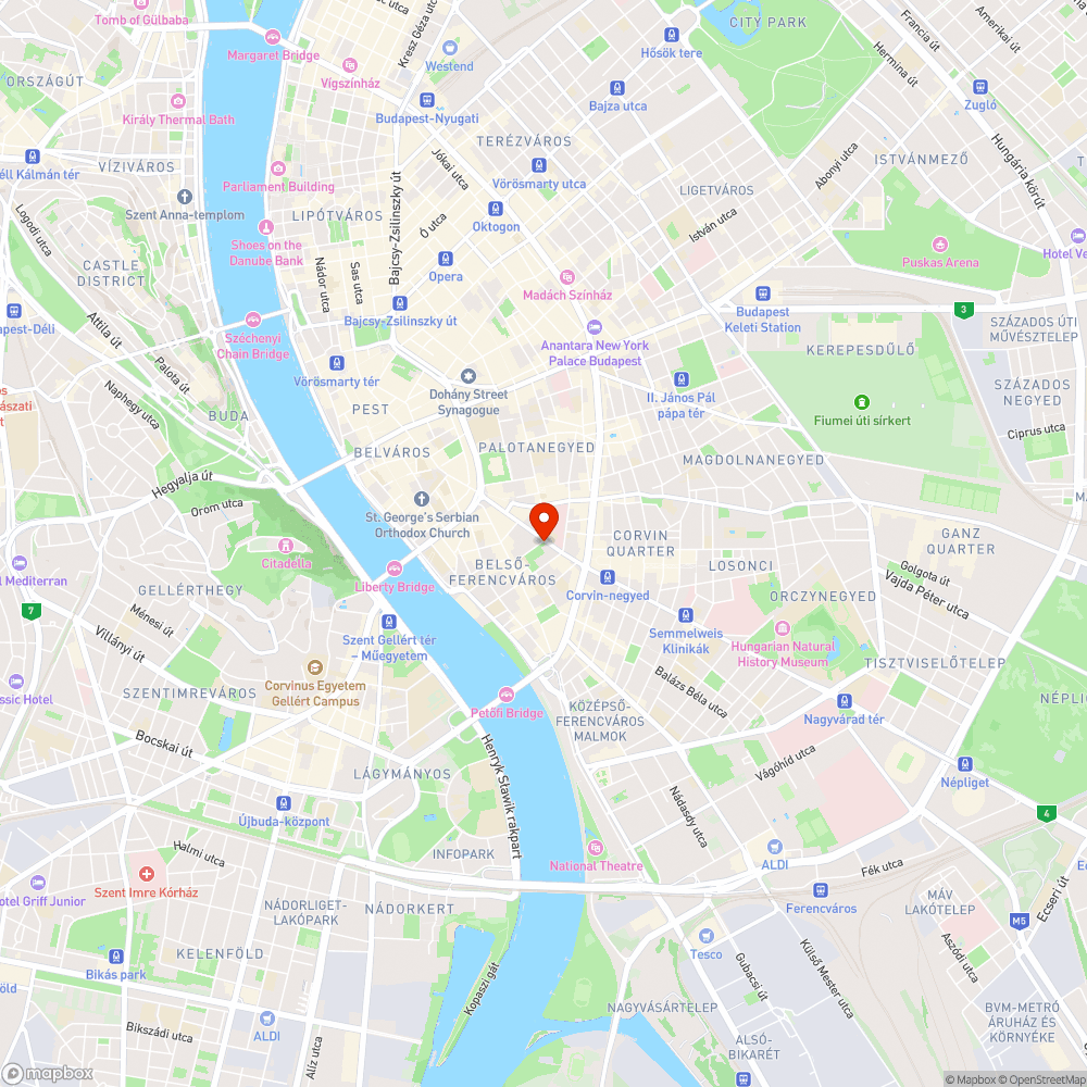 Beszakadt járda a parkban bejelentés helye