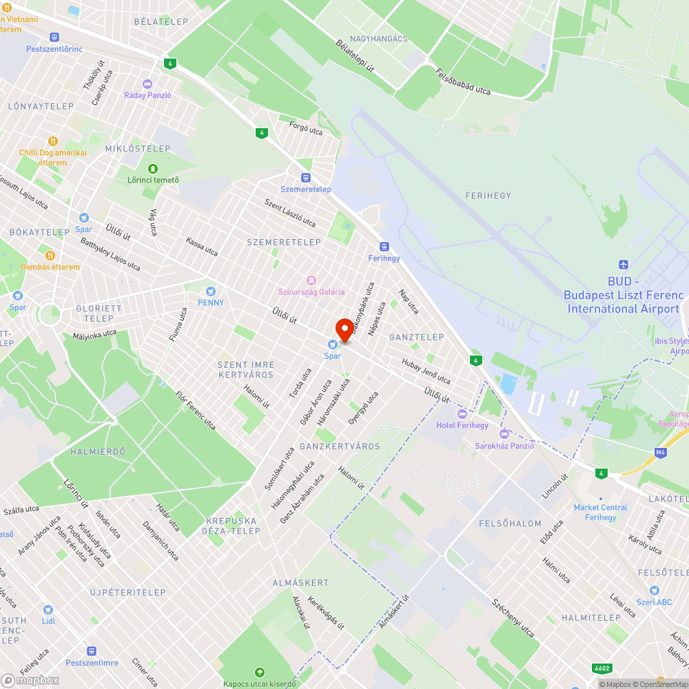 Szétmállott járda bejelentés helye