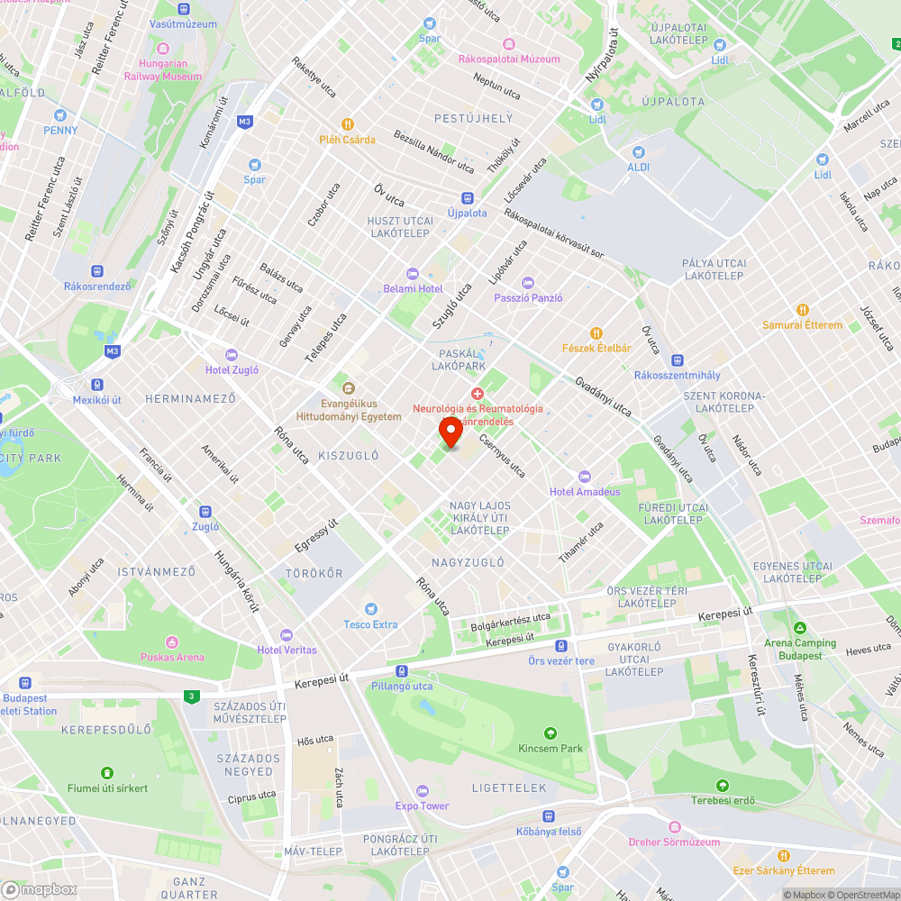 Elhagyott teherautó bejelentés helye