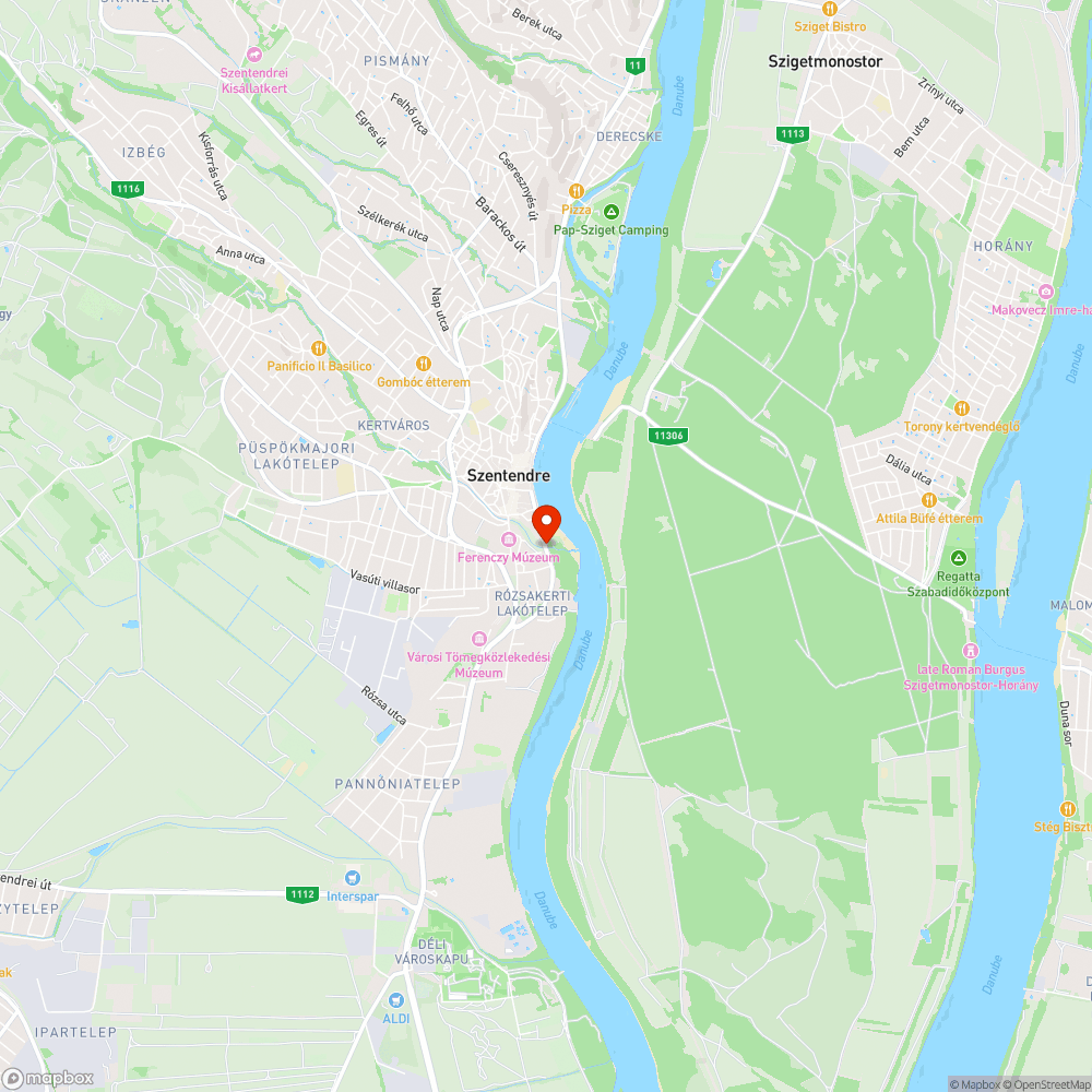 Botlásveszélyes hídjárda a Bükkös patak - Dunakorzó sarkán bejelentés helye