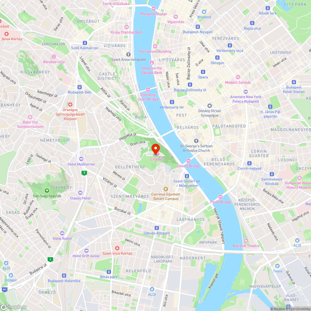 Katasztrófális állapotú Citadella sétány bejelentés helye