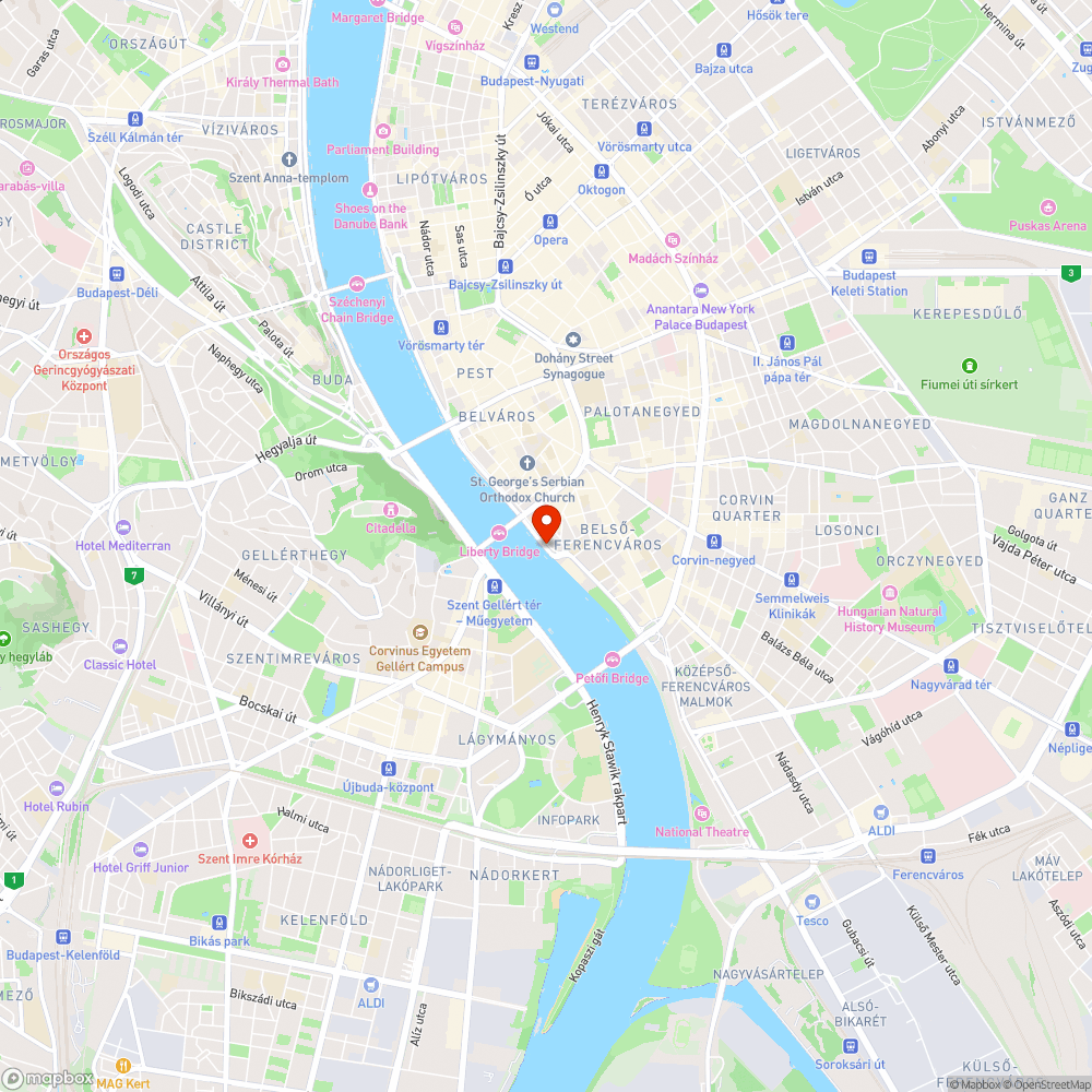 Beszakadt díszkő a Corvinus Egyetemnél bejelentés helye