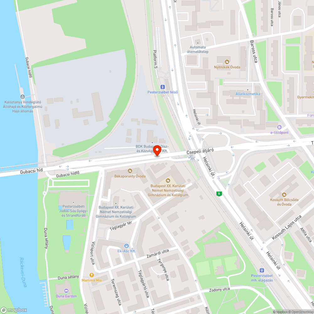 Gazdátlan kosaras autó bejelentés helye