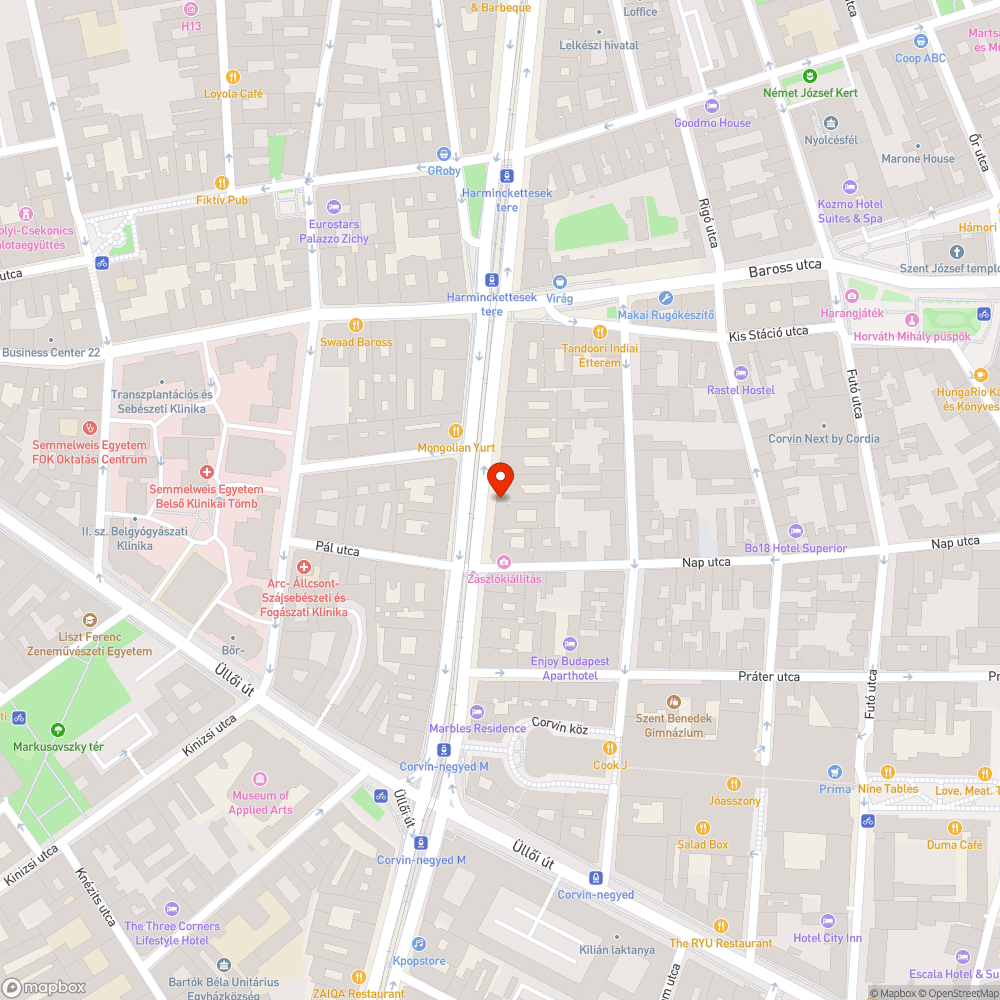 Kiégett lámpa bejelentés helye