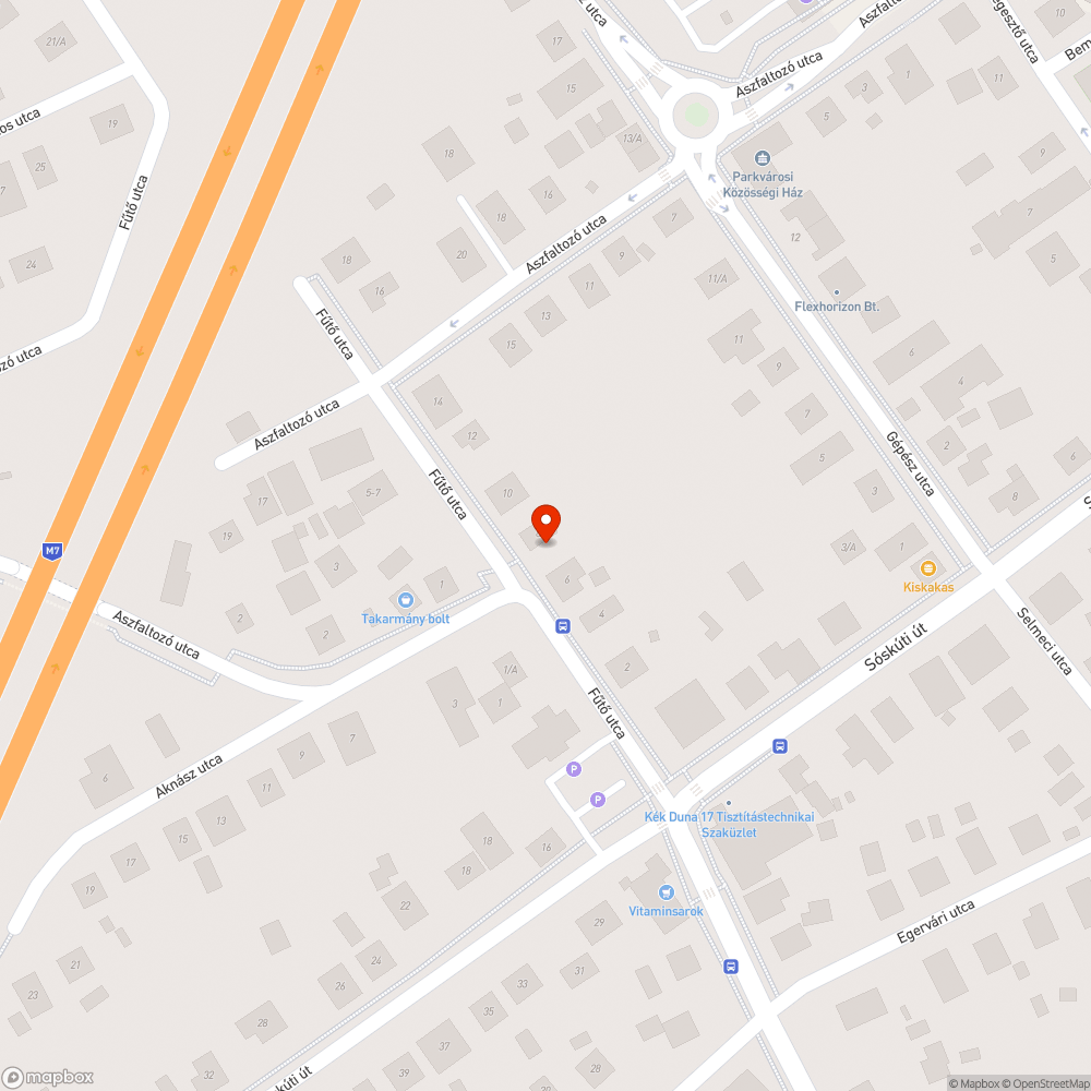 Hiányzó táblák a Fűtő utca és Aknász utca keresztezdésében bejelentés helye