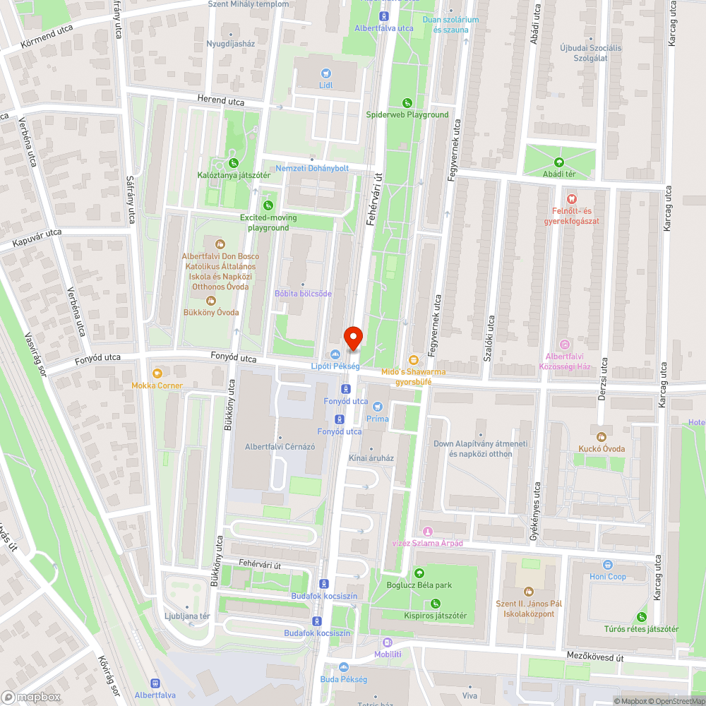 Nem  burkolt villamospálya takarítása  17 41 47 V bejelentés helye