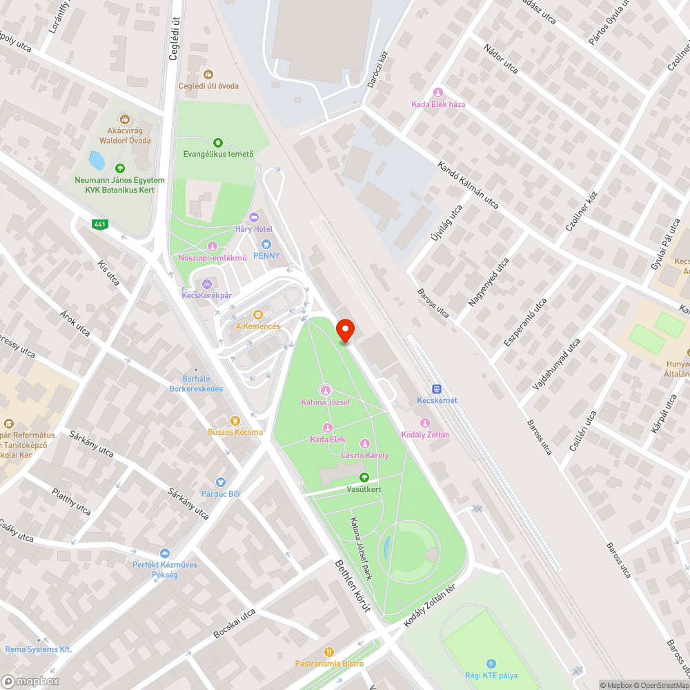 Sáros, kátyús megálló a Noszlopy Gáspár parknál bejelentés helye