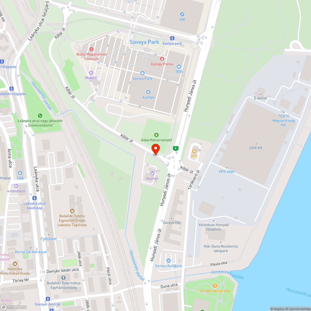 Kőtár megsüllyedt bejelentés helye