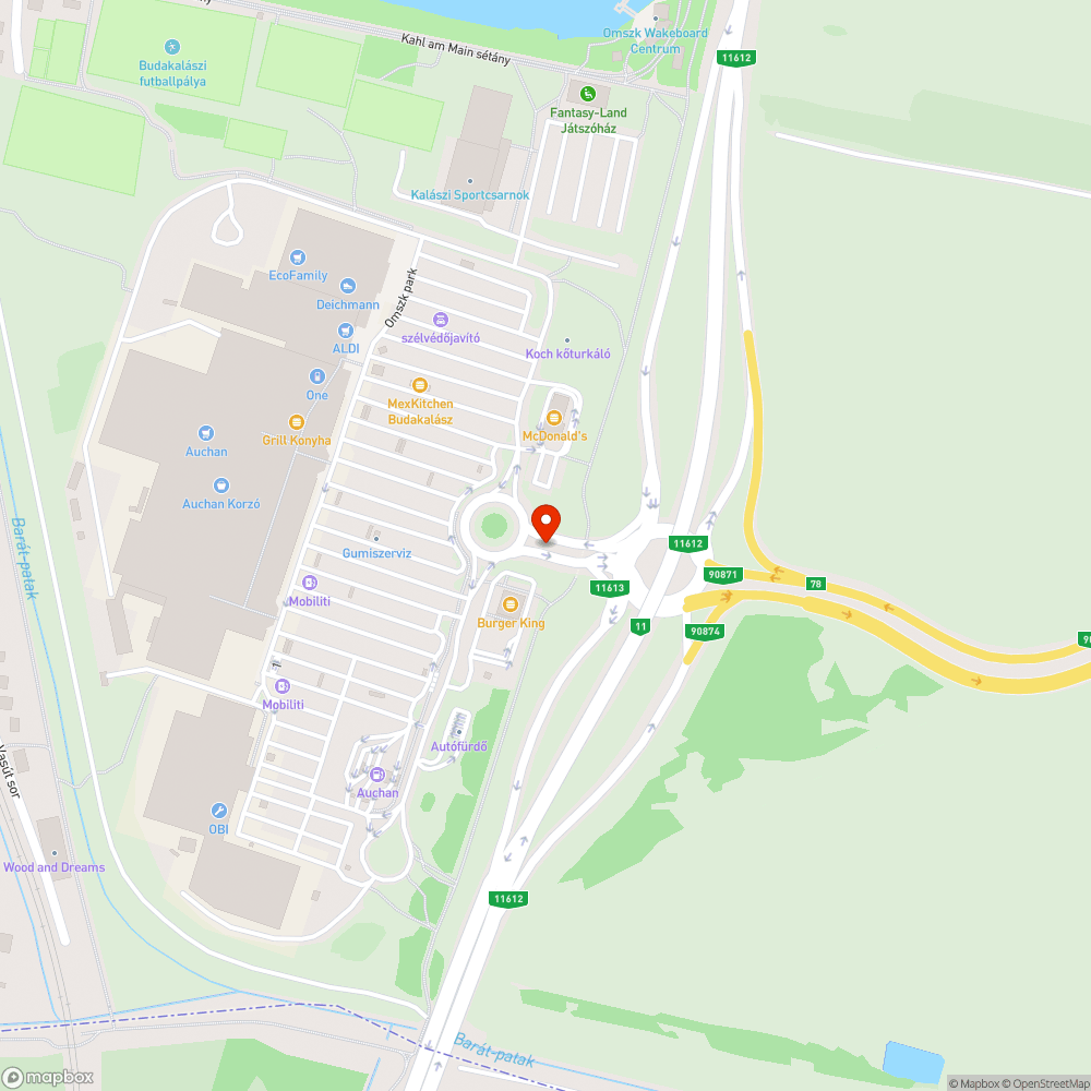 Kiégett lampa bejelentés helye