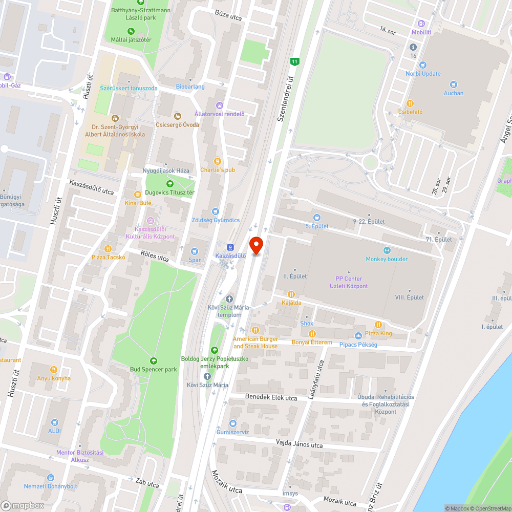 Kiégett lámpa bejelentés helye