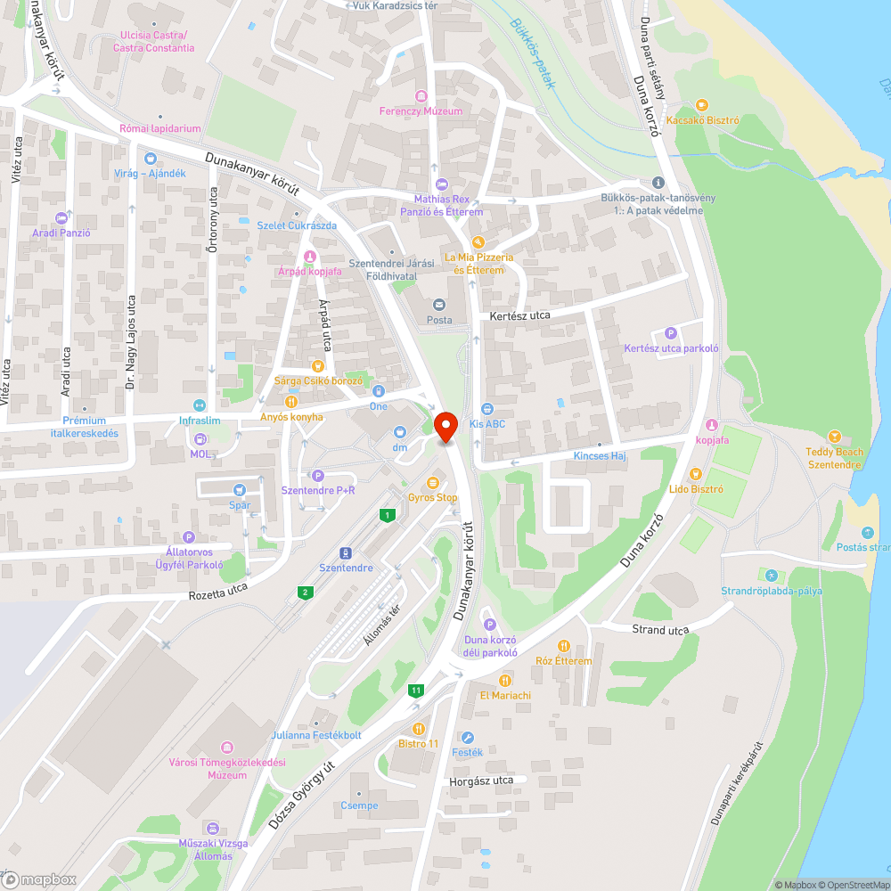 Graffitis fal bejelentés helye