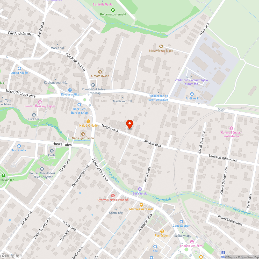 Nagyon Éles szélű kátyú bejelentés helye